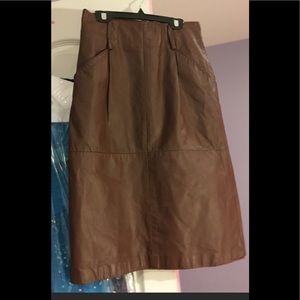 Genuine Leather skirt!